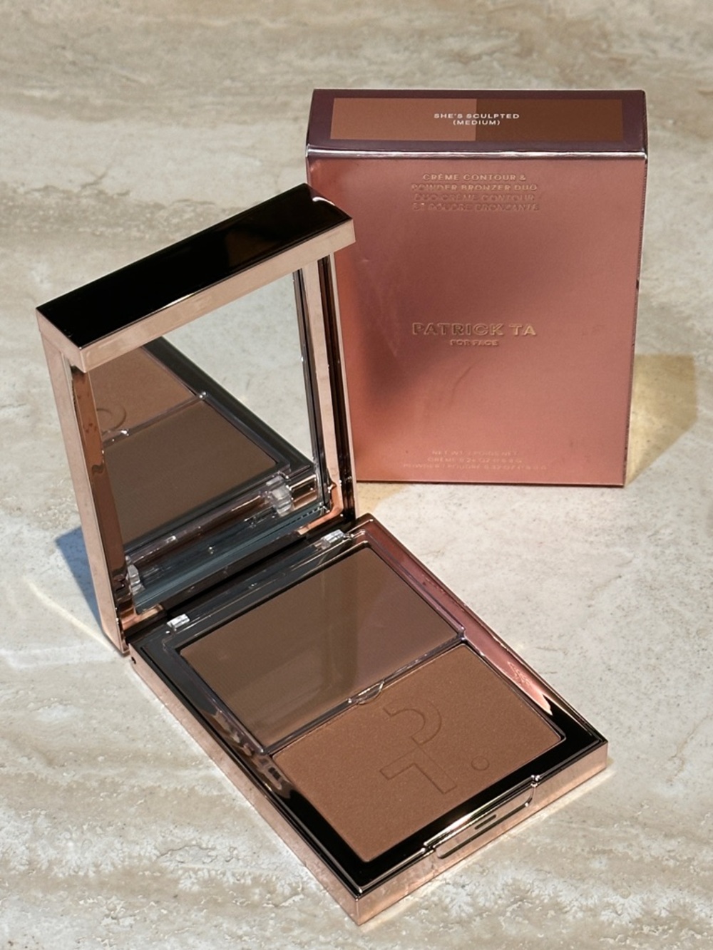 Patrick Ta Major Sculpt Contour & Powder Bronzer Duo - She’s Sculped